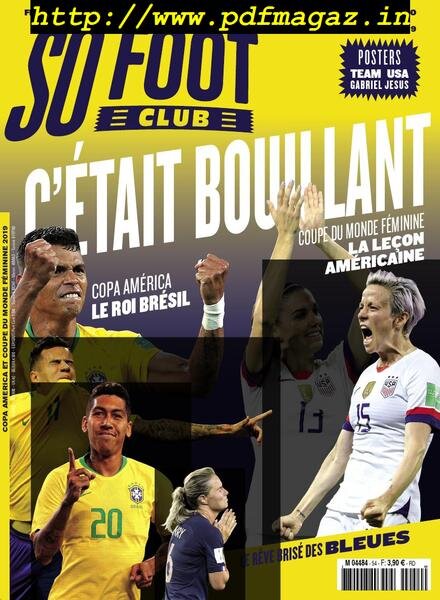 So Foot Club – aout 2019 Cover