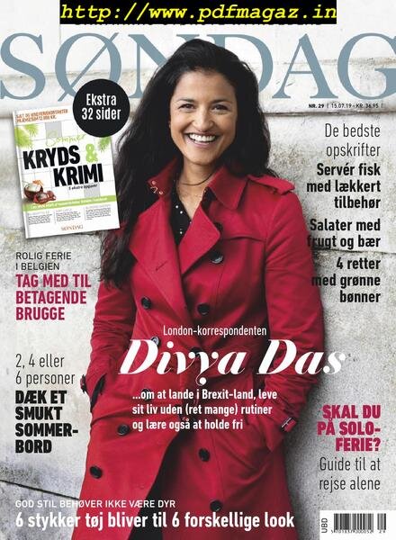 Sondag – 15 juli 2019 Cover