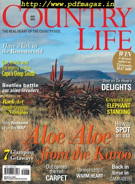 South African Country Life – July 2019 Cover