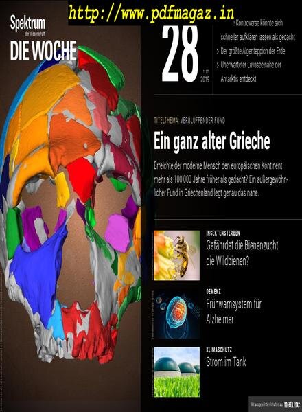 Spektrum Die Woche – 12 Juli 2019 Cover