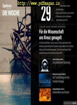 Spektrum Die Woche – 19 Juli 2019