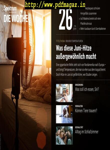 Spektrum Die Woche – 28 Juni 2019 Cover