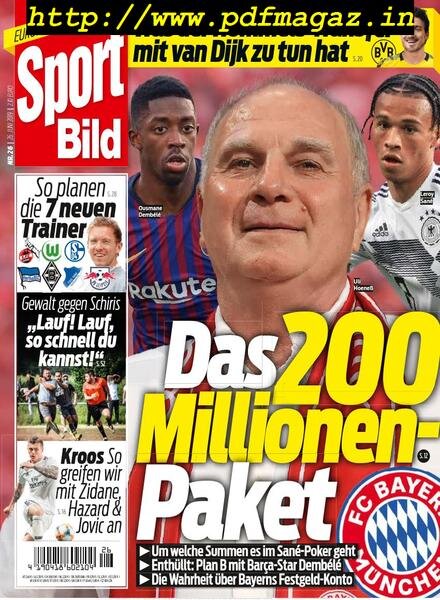 Sport Bild – 26. Juni 2019 Cover