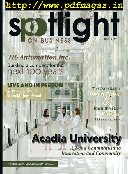 Spotlight on Business – July 2019 Cover