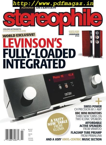 Stereophile – July 2019 Cover