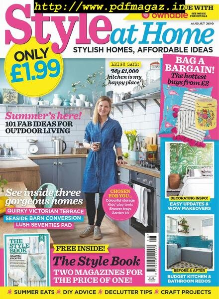 Style at Home UK – August 2019 Cover
