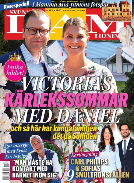 Svensk Damtidning – 25 juli 2019 Cover