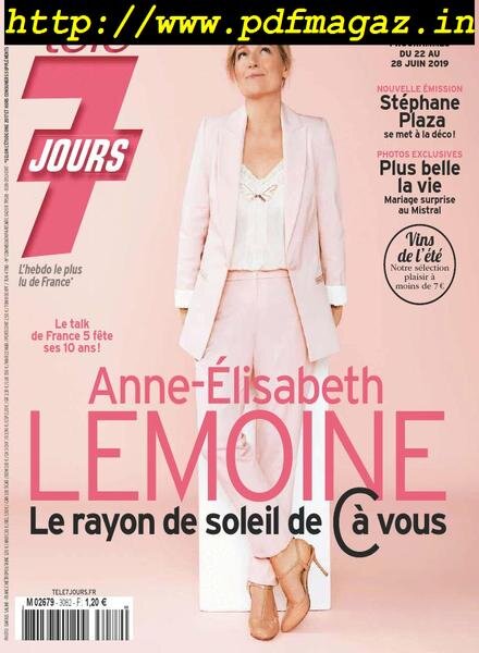 Tele 7 Jours – 22 juin 2019 Cover