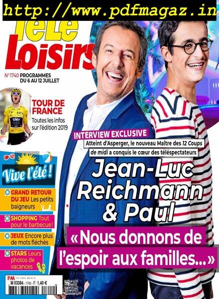 Tele Loisirs – 1er Juillet 2019 Cover