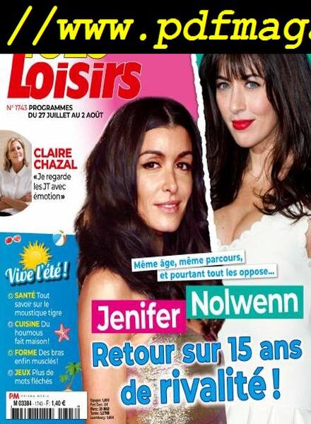 Tele Loisirs – 22 Juillet 2019 Cover