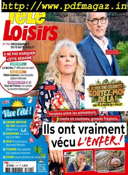 Tele Loisirs – 8 Juillet 2019 Cover