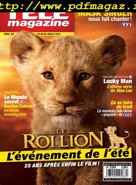 Telemagazine – 20 juillet 2019 Cover