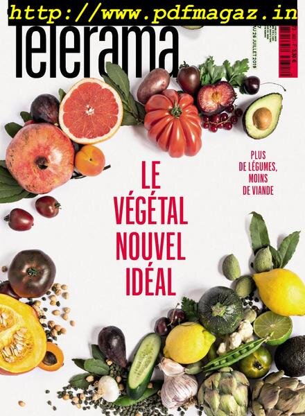 Telerama Magazine – 20 juillet 2019 Cover