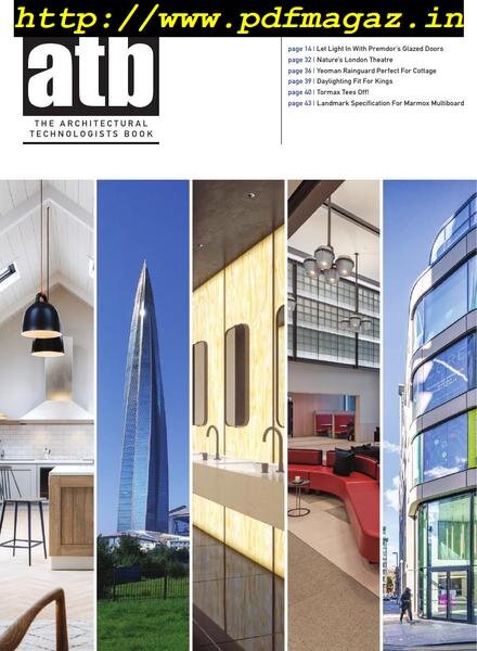 The Architectural Technologists Book (atb) – Issue 2 – June 2019 Cover