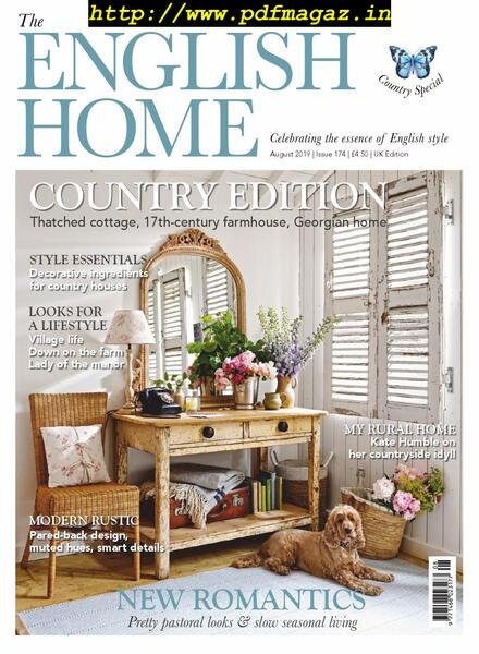 The English Home – August 2019 Cover