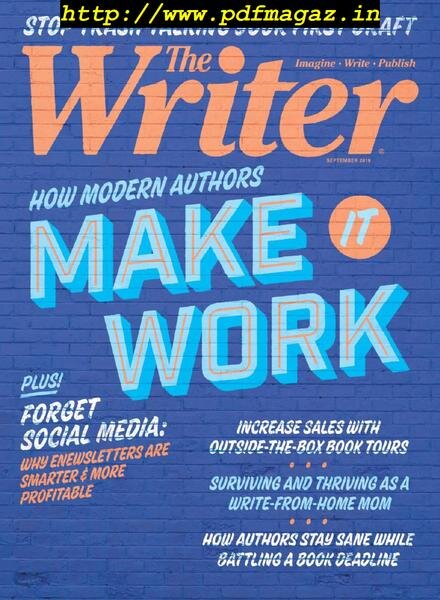The Writer – September 2019 Cover