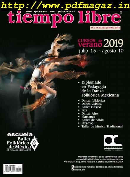 Tiempo Libre – 10 julio 2019 Cover