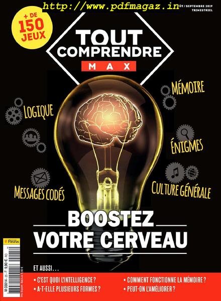 Tout Comprendre Max – Juillet-Septembre 2019 Cover