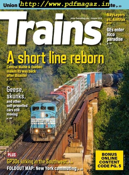 Trains – August 2019 Cover
