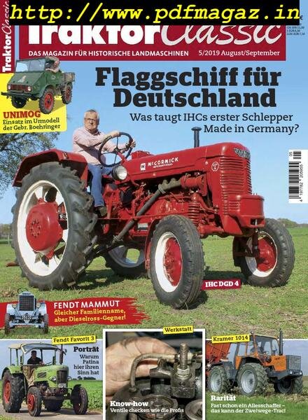 Traktor Classic – Juli 2019 Cover