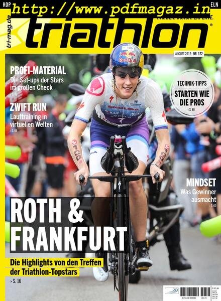Triathlon Germany – August 2019 Cover