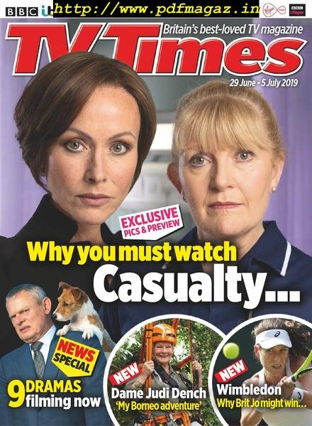 TV Times – 29 June 2019 Cover