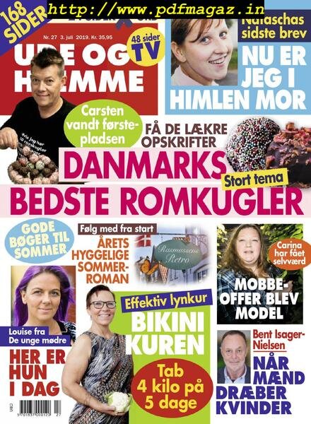 Ude og Hjemme – 03 juli 2019 Cover