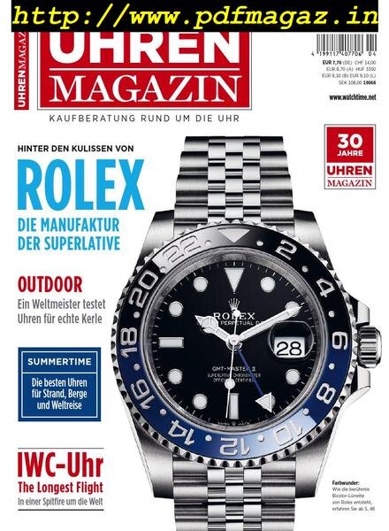 Uhren-Magazin – Juni 2019 Cover