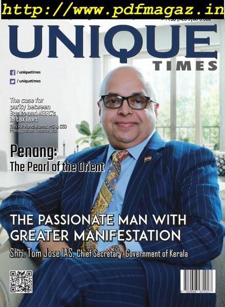 Unique Times – July 2019 Cover