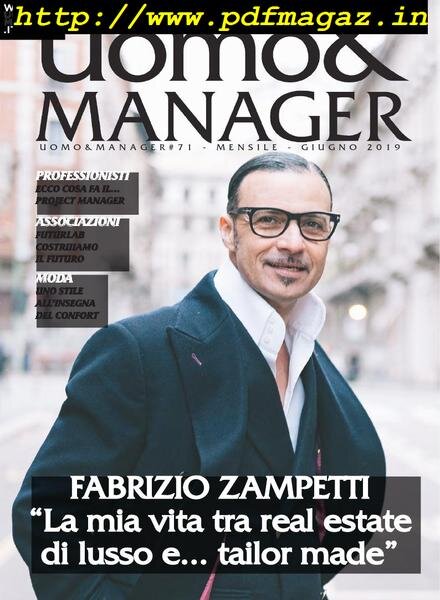 Uomo&Manager – Luglio-Agosto 2019 Cover