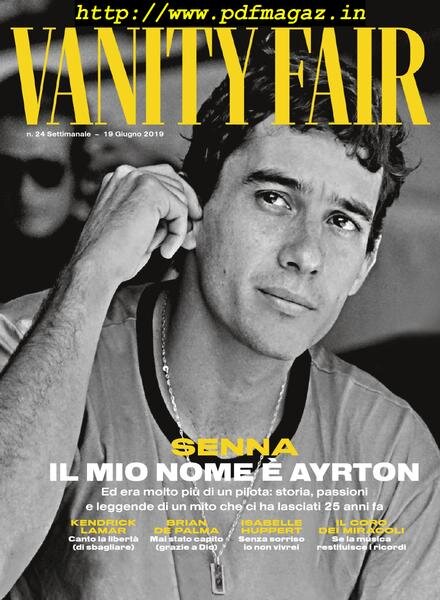 Vanity Fair Italia – 19 giugno 2019 Cover