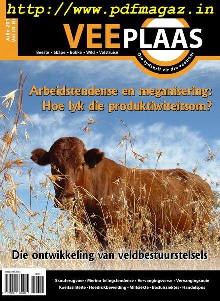 Veeplaas – Julie 2019 Cover