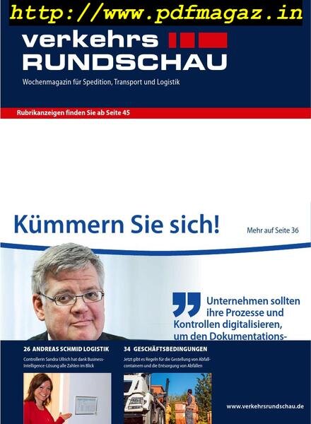 VerkehrsRundschau – 06 Juni 2019 Cover