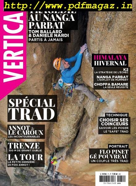 Vertical Magazine – fevrier 2019 Cover