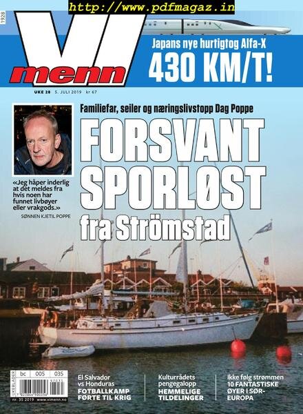 Vi Menn – 03 juli 2019 Cover