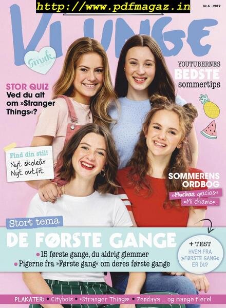 Vi Unge – juli 2019 Cover