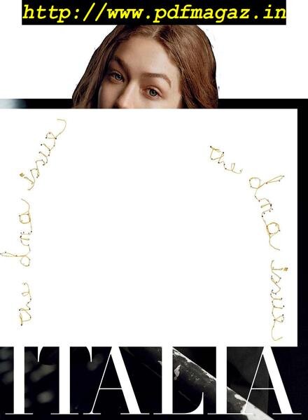 Vogue Italia – Luglio 2019 Cover