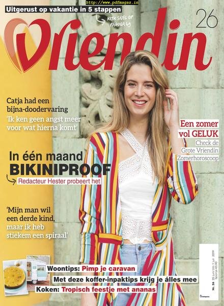 Vriendin – 26 juni 2019 Cover