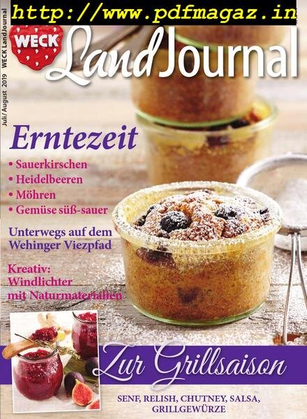 WECK LandJournal – Juli 2019 Cover