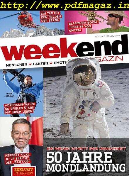 Weekend Magazin – 11 Juli 2019 Cover