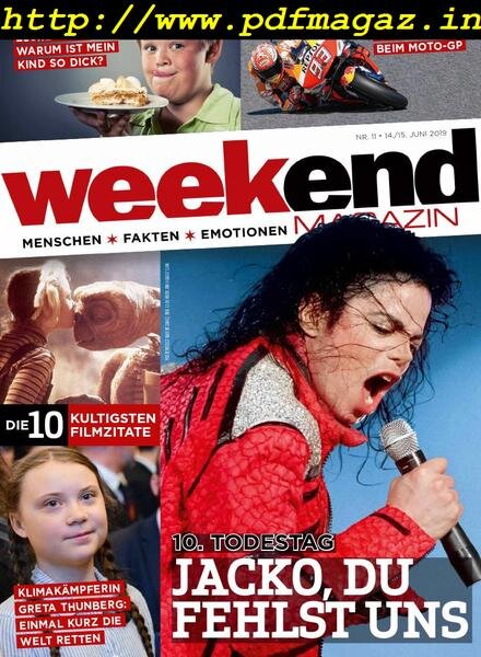 Weekend Magazin – 13 Juni 2019 Cover