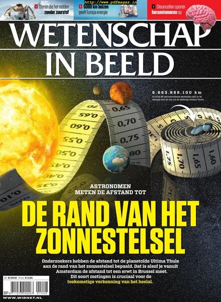 Wetenschap in Beeld – augustus 2019 Cover