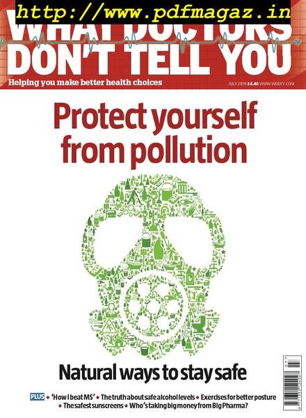 What Doctors Don’t Tell You – July 2019 Cover