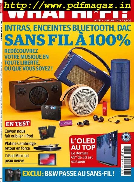 What Hi-Fi France – juillet 2019 Cover