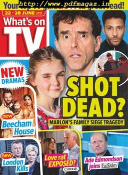 What’s on TV – 22 June 2019