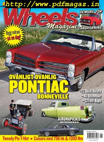 Wheels Sverige – 16 juli 2019 Cover