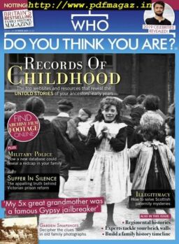 Who Do You Think You Are – Summer 2019