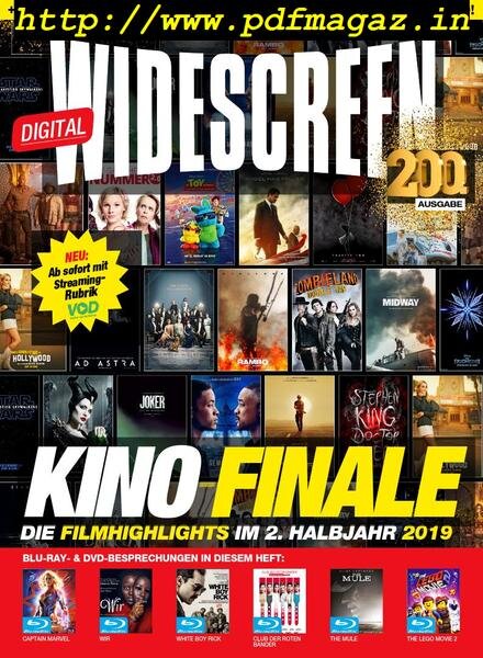 Widescreen – Juli 2019 Cover