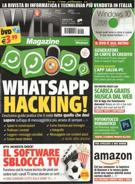 Win Magazine – Luglio 2019 Cover