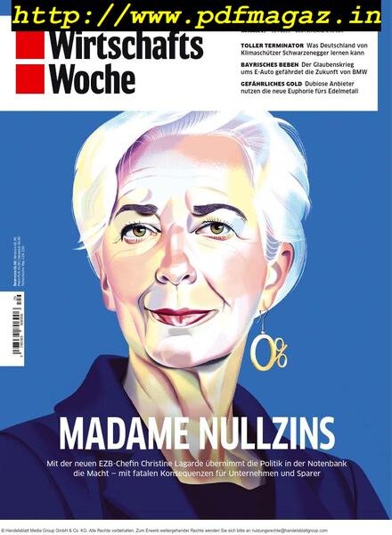Wirtschaftswoche – 13 Juli 2019 Cover